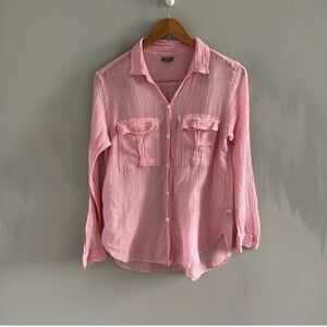 Aerie Pink Button Down Shirt
